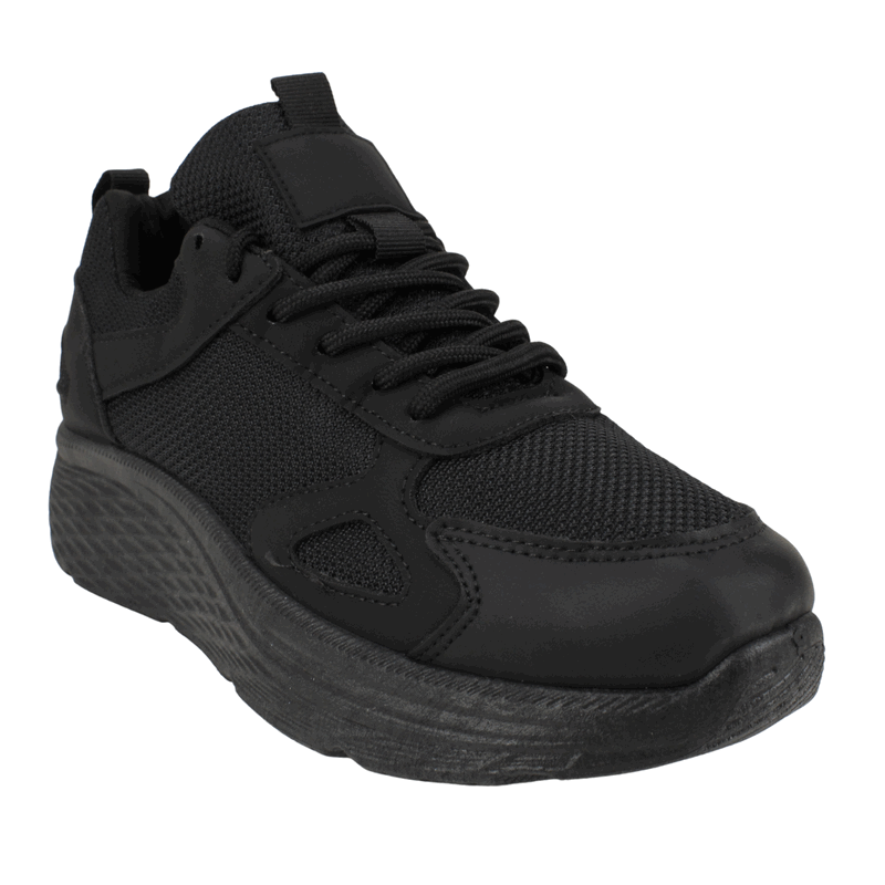 ZAPATILLA NEW WALK PLATAFORMA CONFORT NEGRA - 3