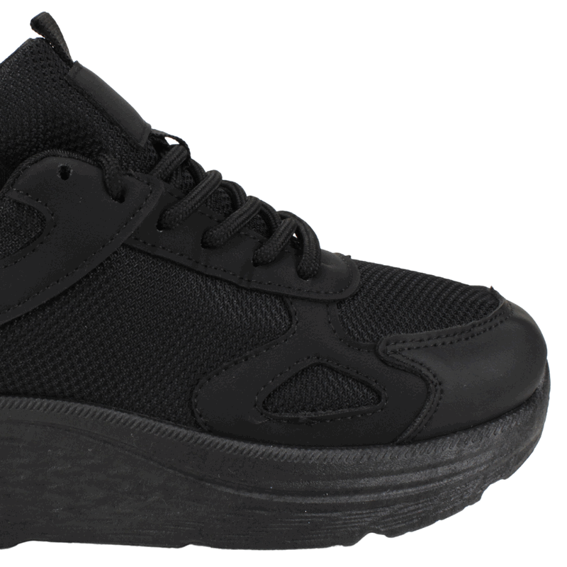 ZAPATILLA NEW WALK PLATAFORMA CONFORT NEGRA - 5