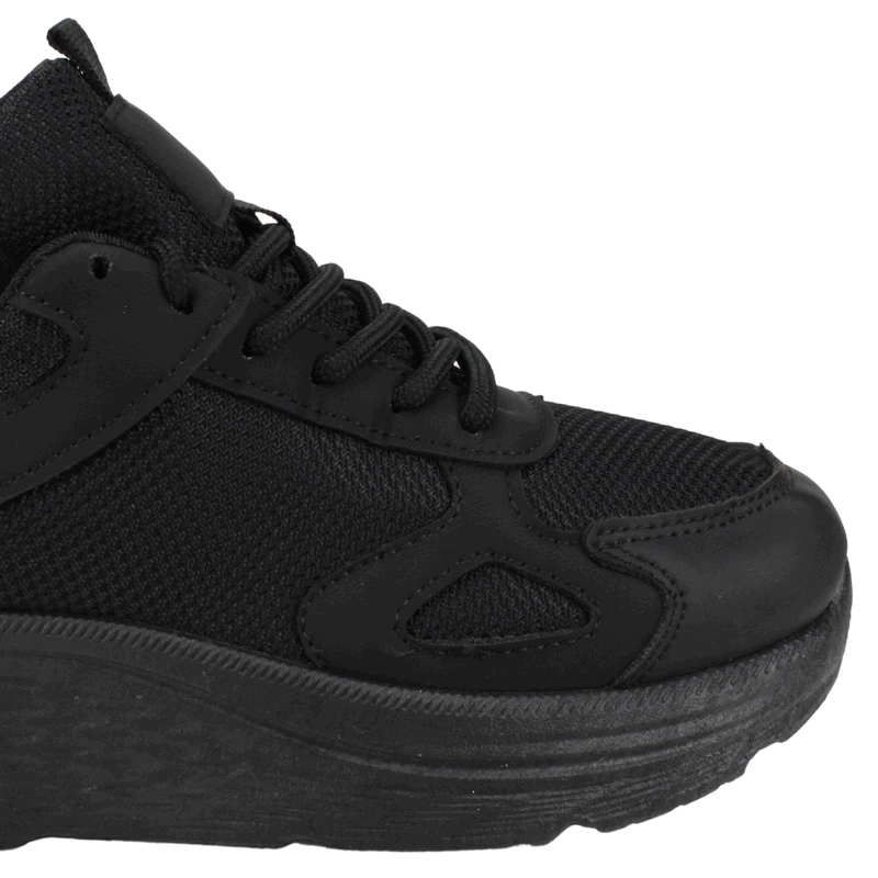 ZAPATILLA NEW WALK PLATAFORMA CONFORT NEGRA - 5
