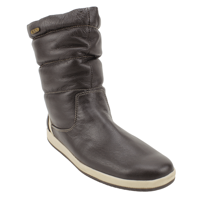 BOTA EXS NIEVE CUERO CAFE - 3