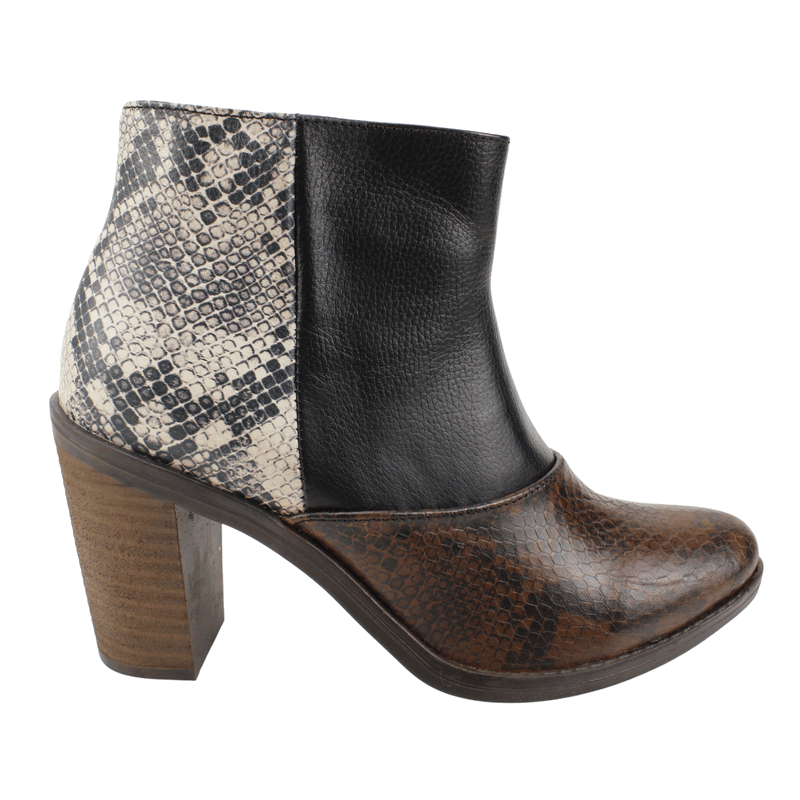 BOTIN EXS REPTIL CUERO MULTICOLOR - 1