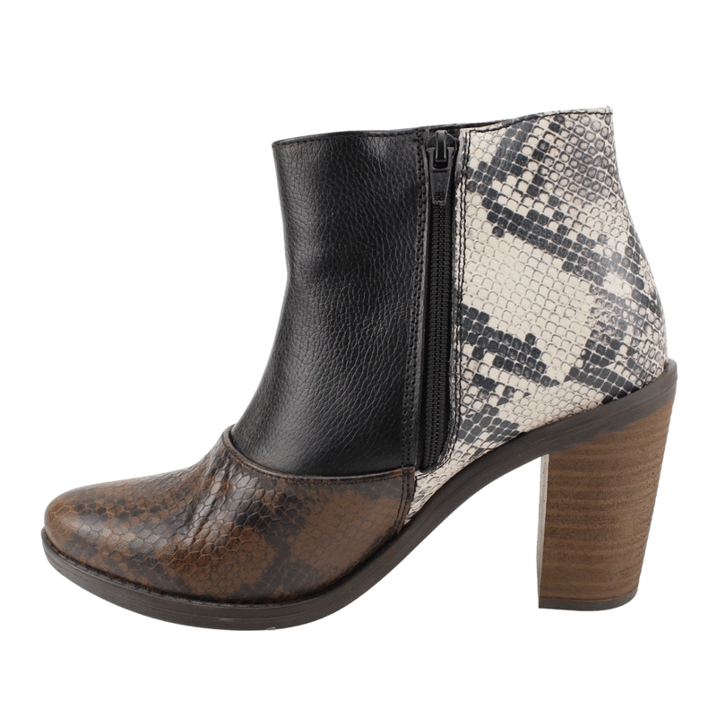BOTIN EXS REPTIL CUERO MULTICOLOR - 4