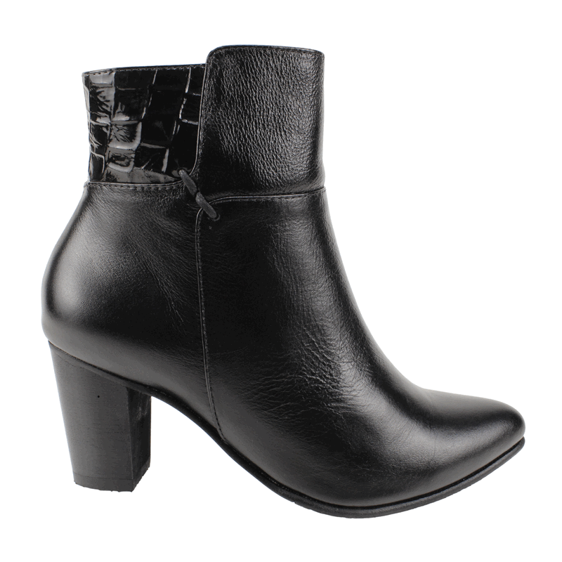 BOTIN EXS FIESTA CUERO NEGRO - 1