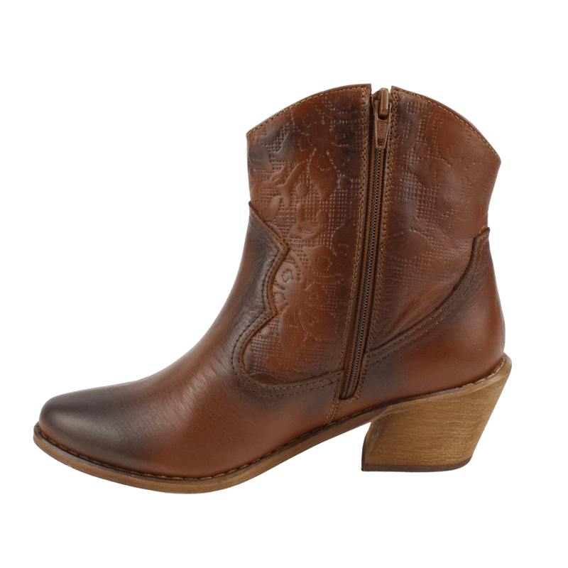 BOTIN EXS VAQUERO CUERO MARRON - 4
