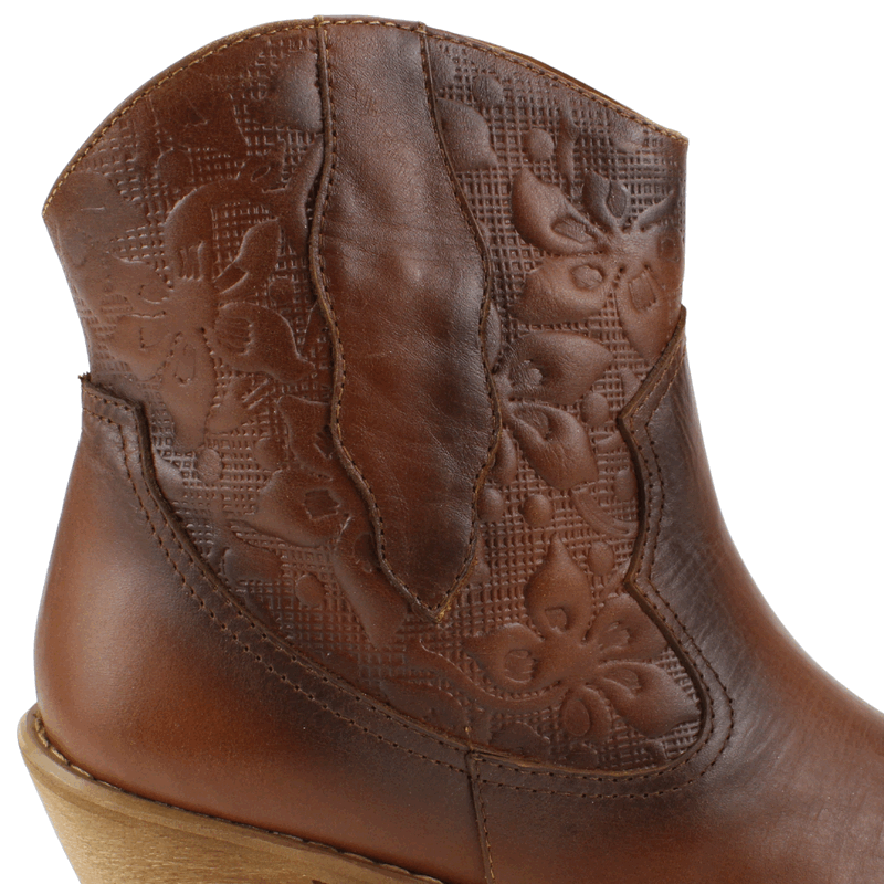 BOTIN EXS VAQUERO CUERO MARRON - 5