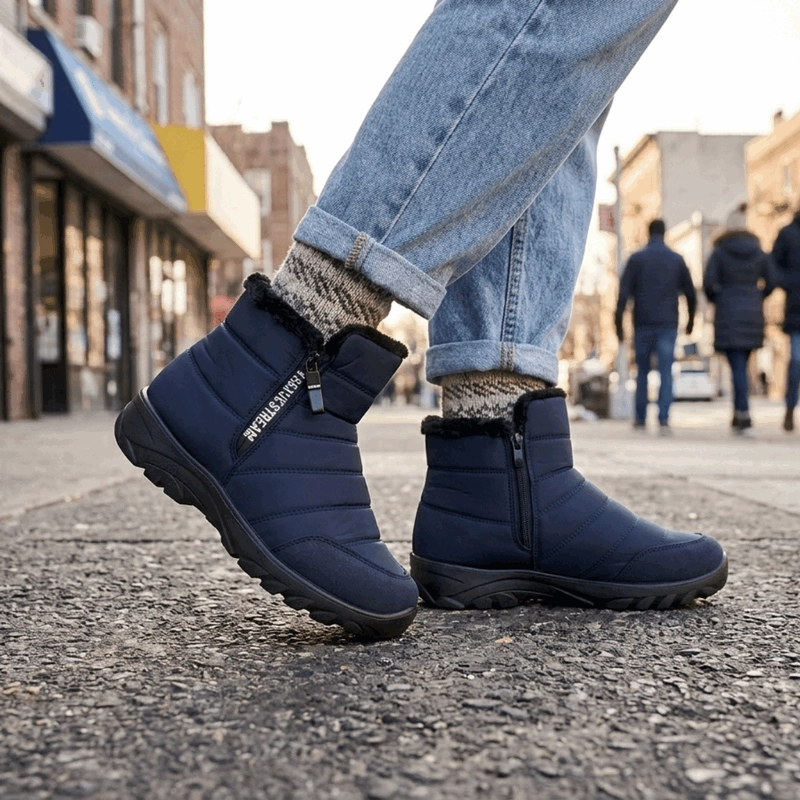 BOTIN NEW WALK SPORT CHIPORRO AZUL MARINO - 2