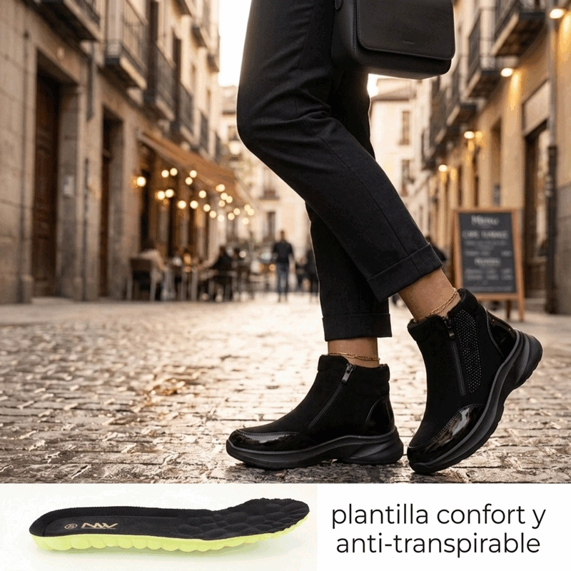 BOTIN NEW WALK URBAN GLOW NEGRO - 2