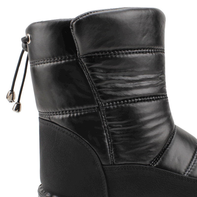 BOTIN NEW WALK DE AGUA CHIPORRO NEGRO BRILLANTE - 5