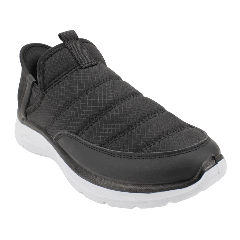 ZAPATILLA NEW WALK SLIP ON NEGRA - 3