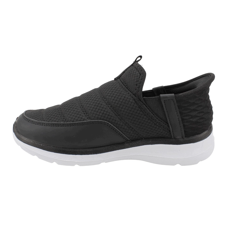 ZAPATILLA NEW WALK SLIP ON NEGRA - 4