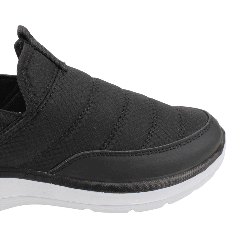 ZAPATILLA NEW WALK SLIP ON NEGRA - 5