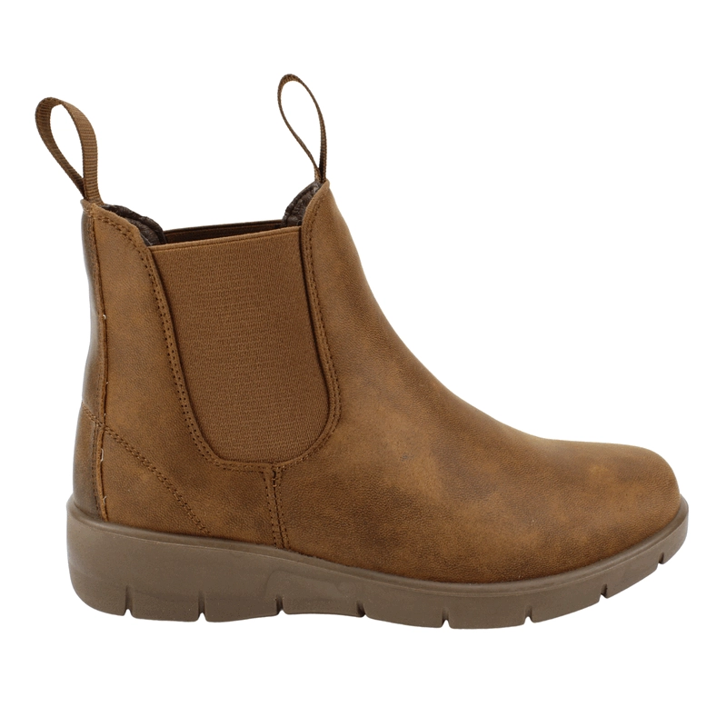 BOTIN NEW WALK DOBLE TIRADOR CAMEL - 1