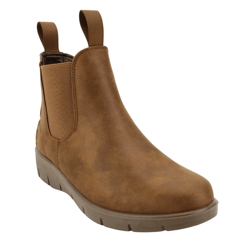 BOTIN NEW WALK DOBLE TIRADOR CAMEL - 3