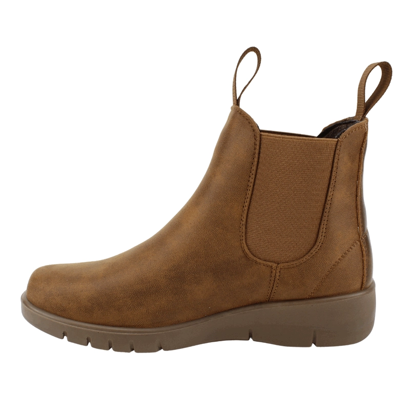 BOTIN NEW WALK DOBLE TIRADOR CAMEL - 4