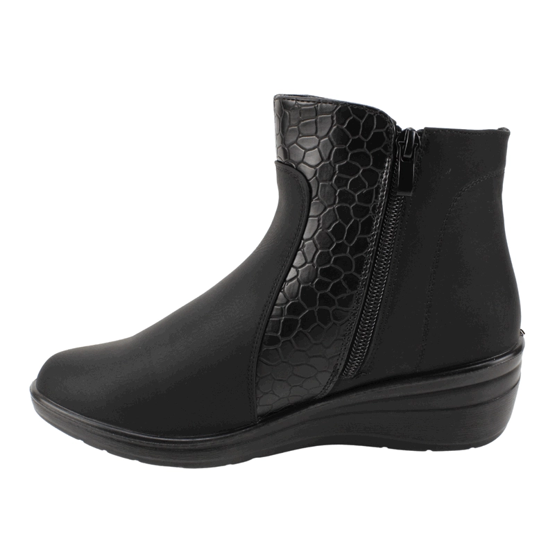 BOTIN NEW WALK REPTIL CONFORT NEGRO - 4