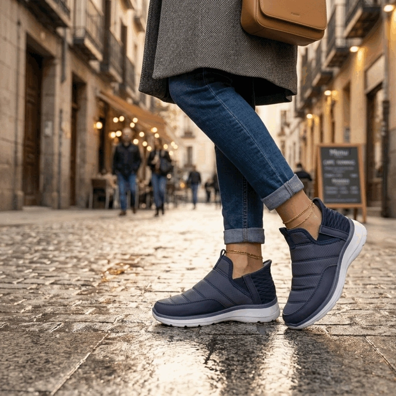 ZAPATILLA NEW WALK SLIP ON AZUL MARINO - 2