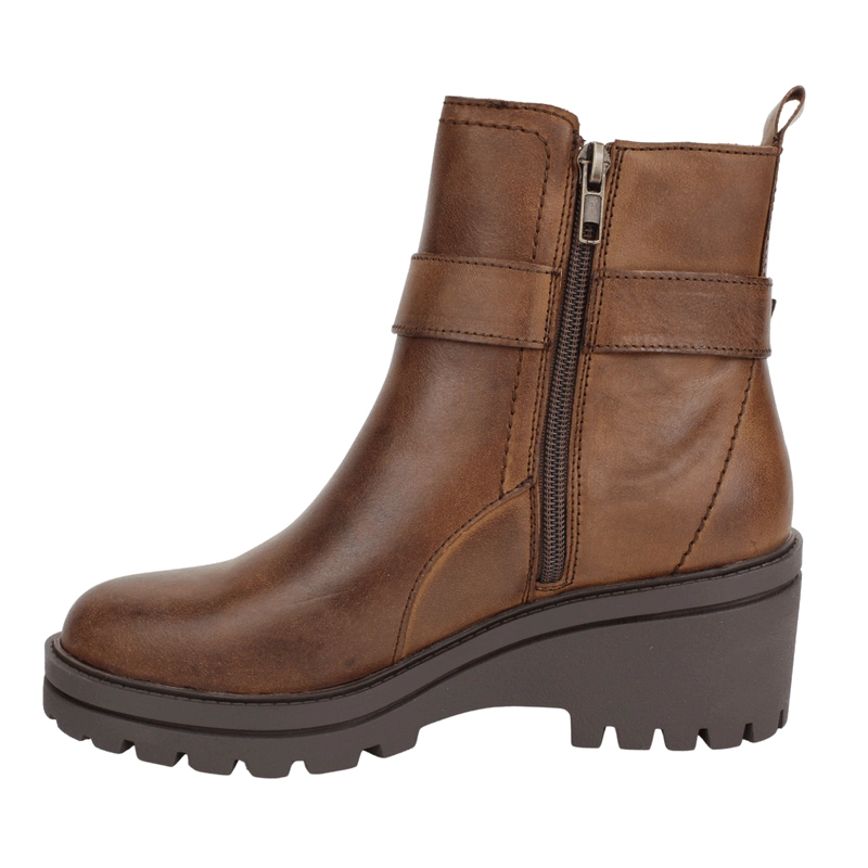 BOTIN PALM BROCHE CUERO CAFE - 4
