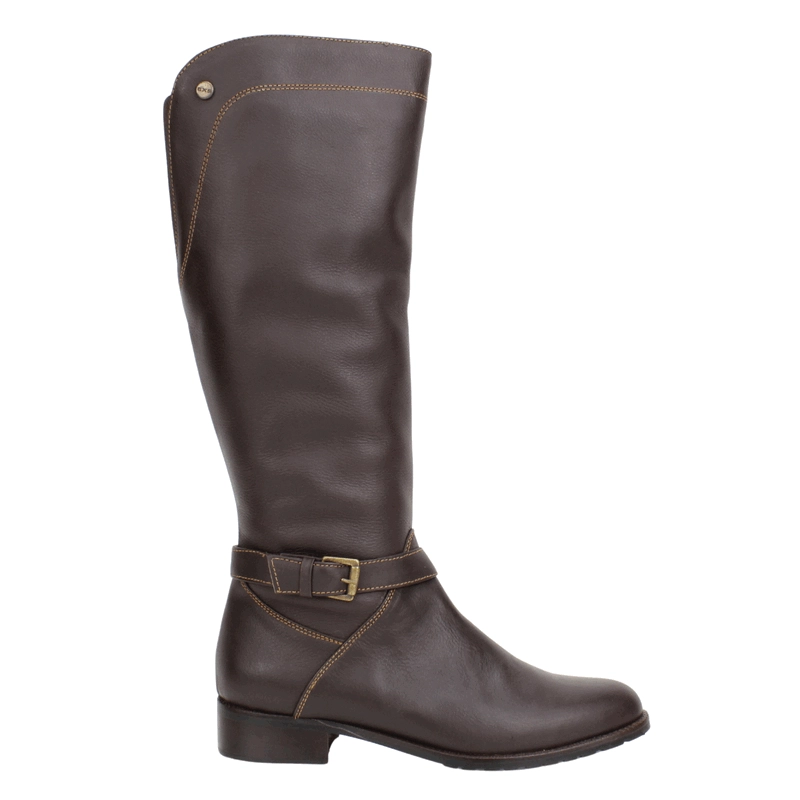 BOTA EXS DE MONTAR CUERO CAFE - 1