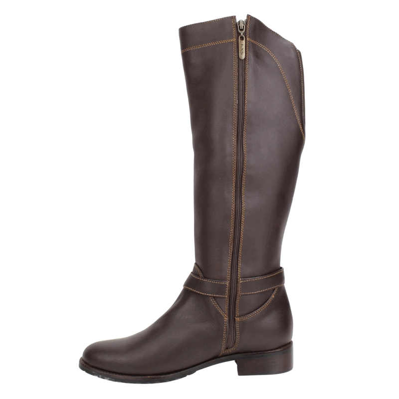 BOTA EXS DE MONTAR CUERO CAFE - 4