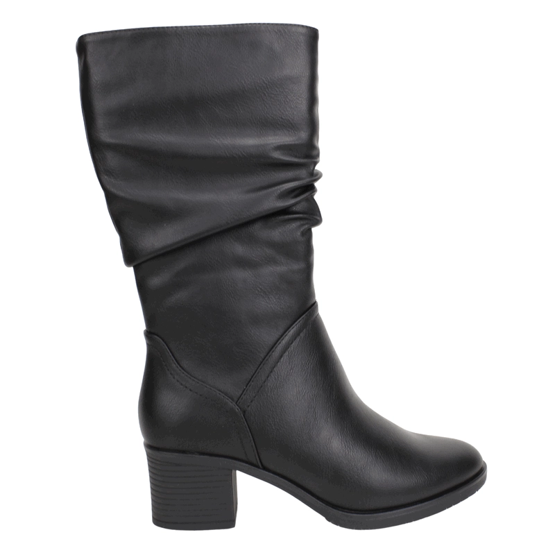 BOTA NEW WALK PLIEGUES NEGRO - 1