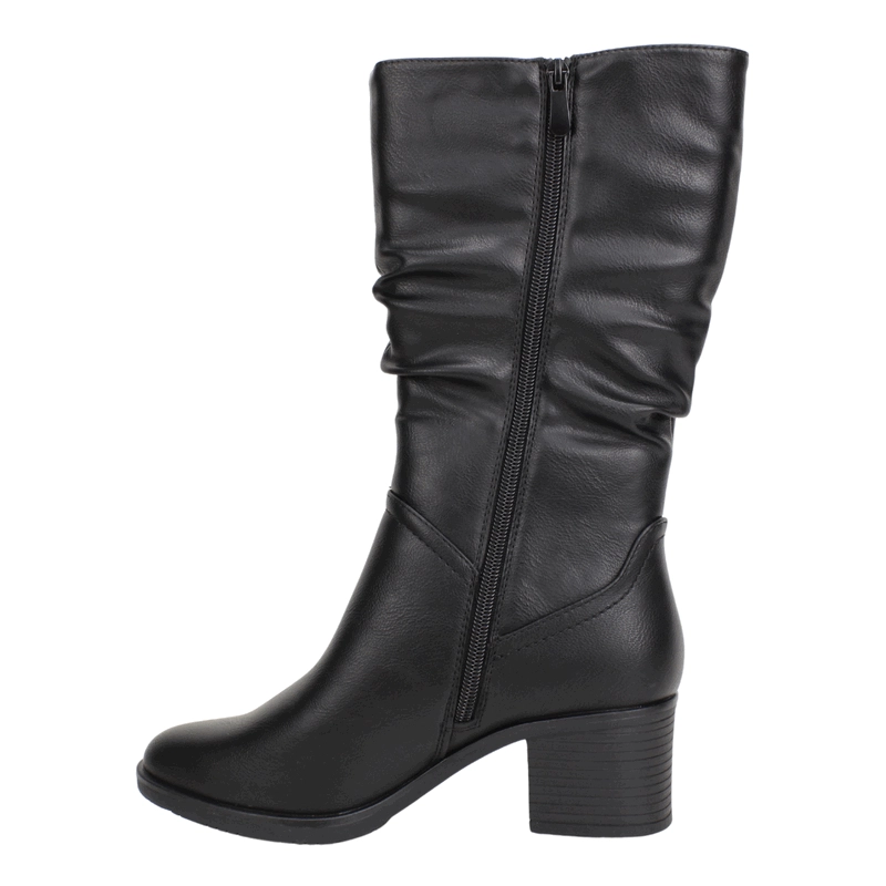 BOTA NEW WALK PLIEGUES NEGRO - 4