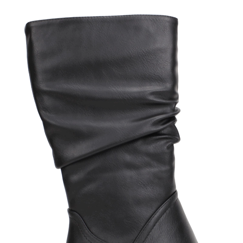 BOTA NEW WALK PLIEGUES NEGRO - 5