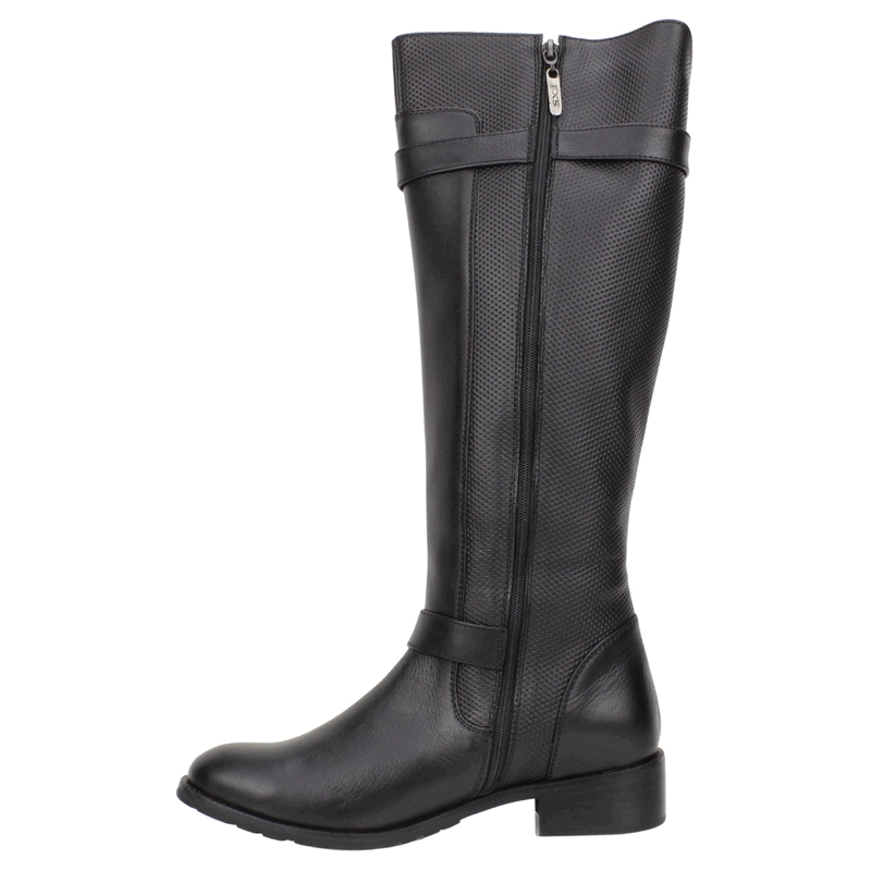 BOTA EXS MOTOQUERA CUERO NEGRA - 4