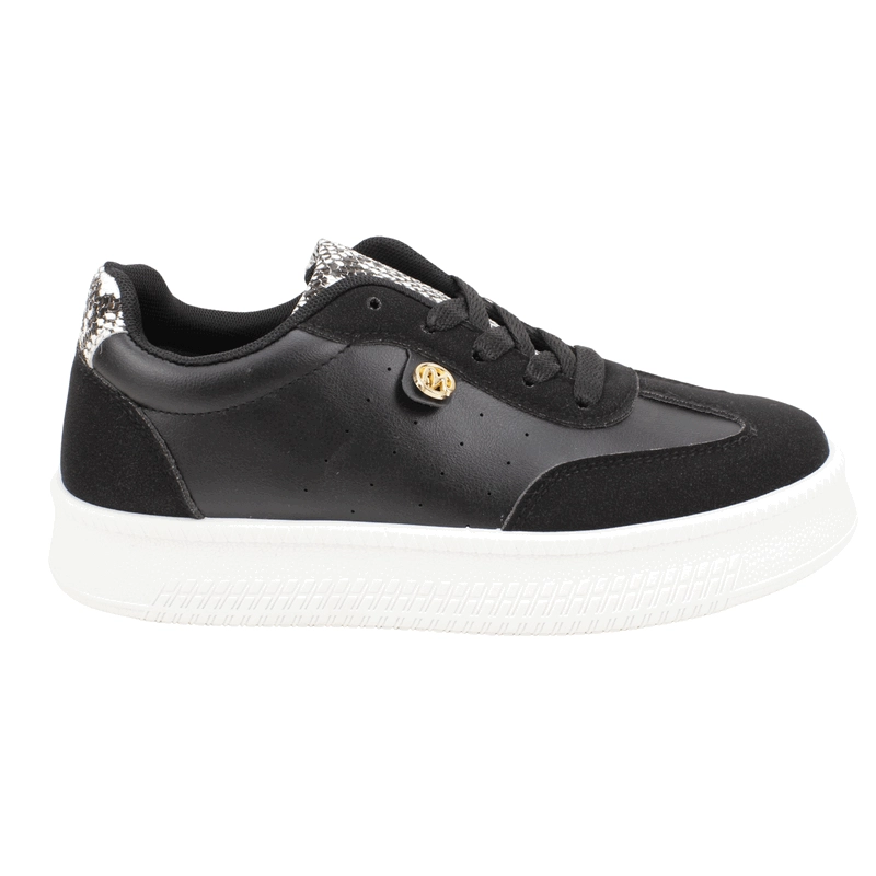 ZAPATILLA AGUA DE COCO PLATAFORMA NEGRA - 1