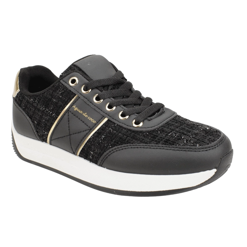 ZAPATILLA AGUA DE COCO URBANA NEGRA - 3