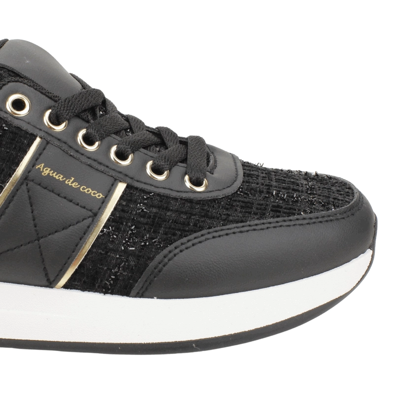 ZAPATILLA AGUA DE COCO URBANA NEGRA - 5
