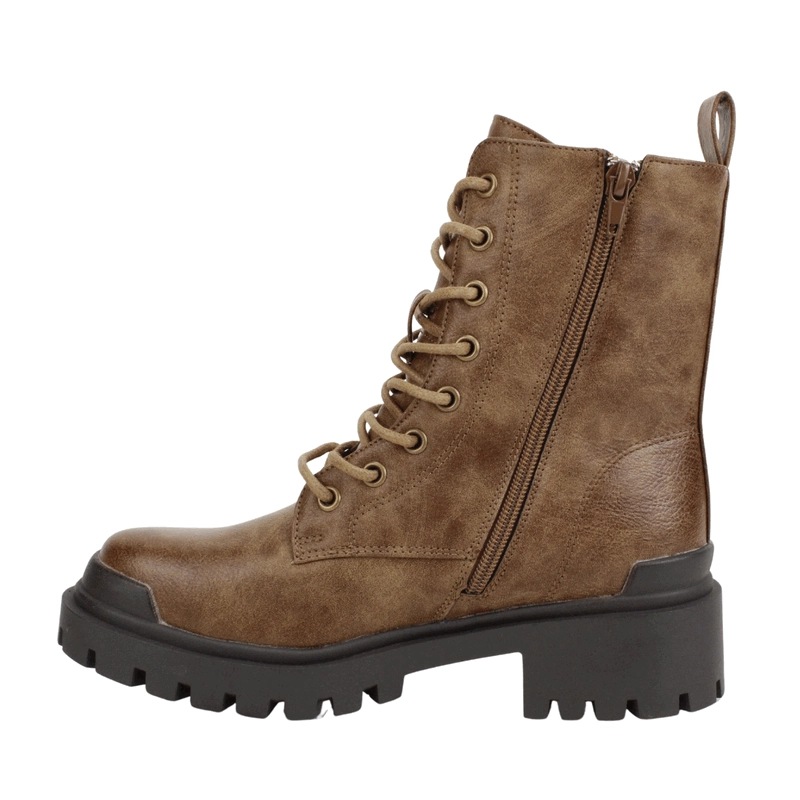 BOTIN NEW WALK MILITAR MARRON - 4