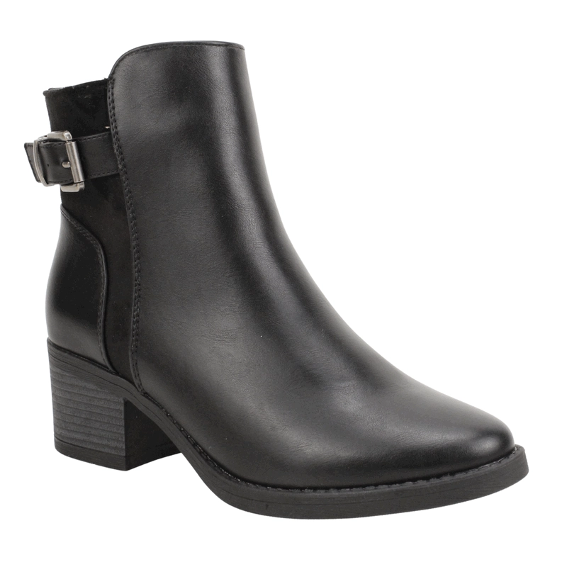 BOTIN NEW WALK BROCHE METALICO NEGRO - 3
