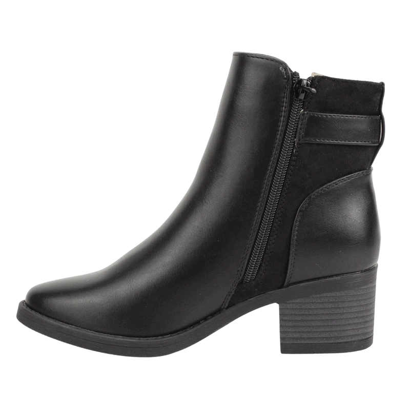 BOTIN NEW WALK BROCHE METALICO NEGRO - 4
