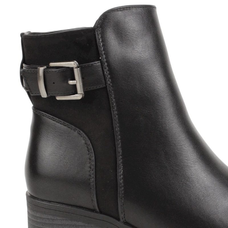 BOTIN NEW WALK BROCHE METALICO NEGRO - 5
