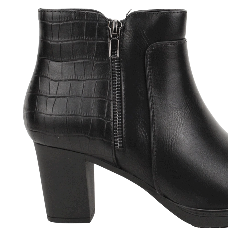 BOTIN NEW WALK FORMAL REPTIL NEGRO - 5