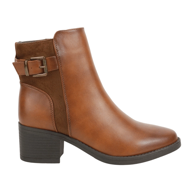 BOTIN NEW WALK BROCHE METALICO MARRON - 1
