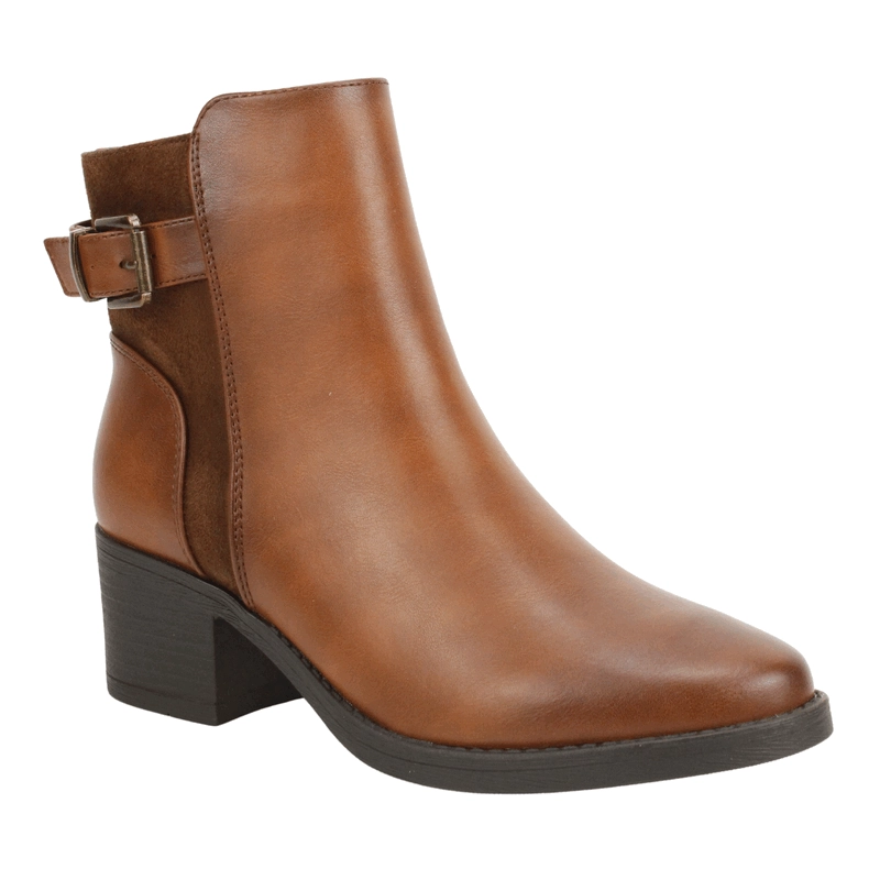BOTIN NEW WALK BROCHE METALICO MARRON - 3