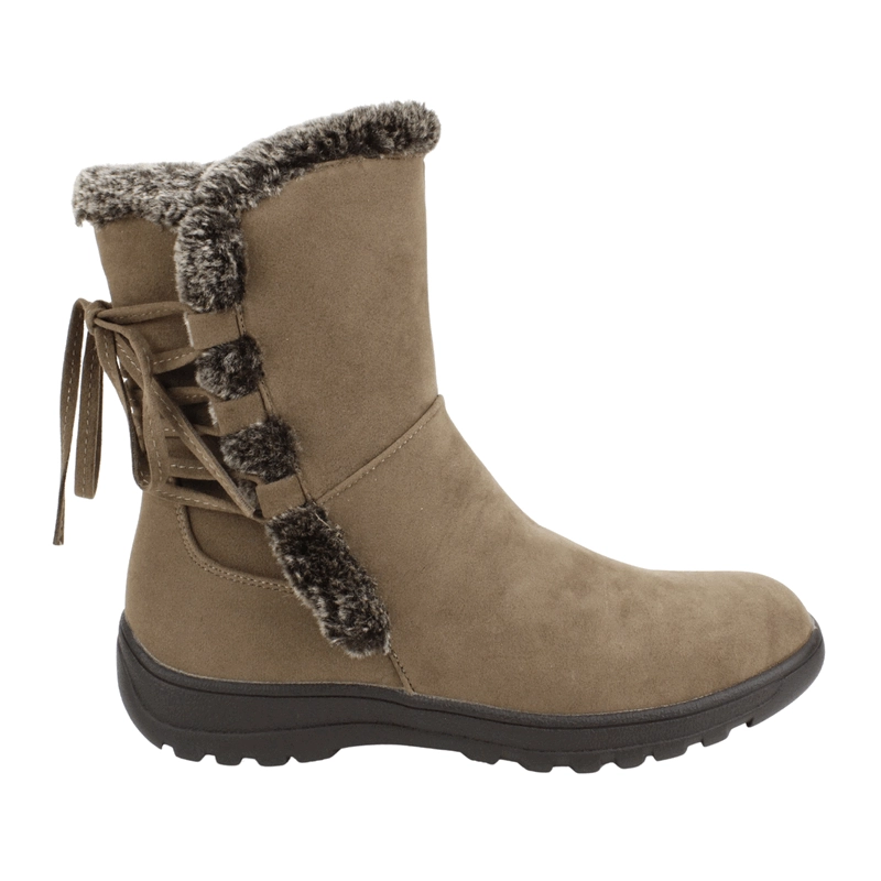 BOTIN NEW WALK CHIPORRO TRENZAS TAUPE - 1