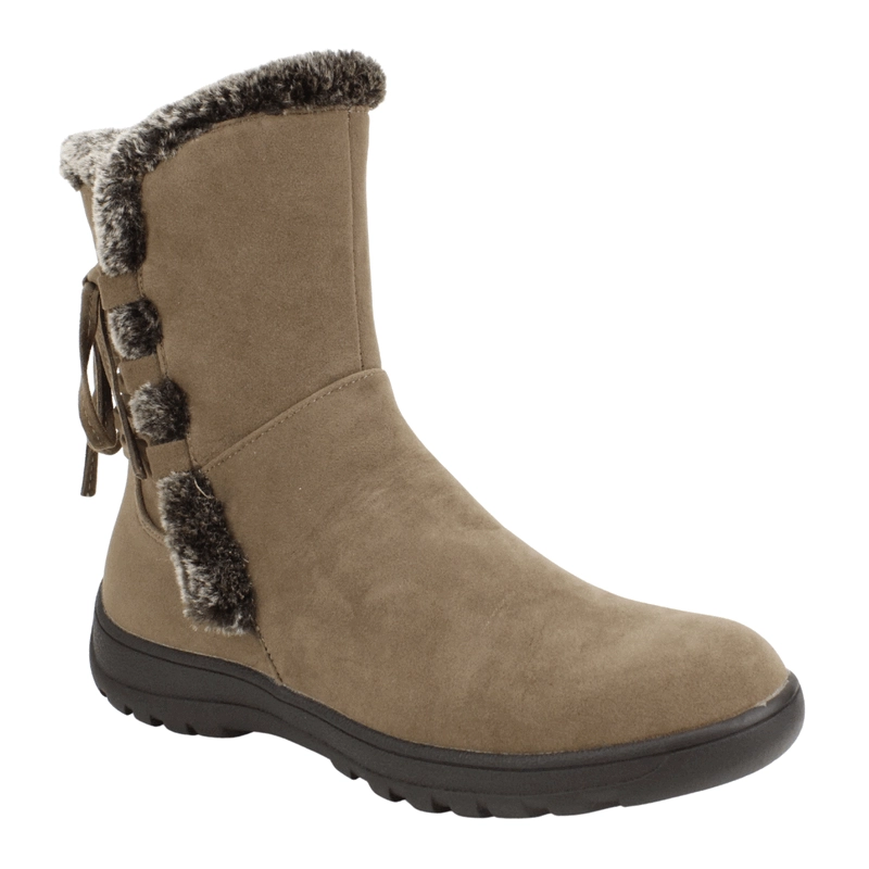 BOTIN NEW WALK CHIPORRO TRENZAS TAUPE - 3