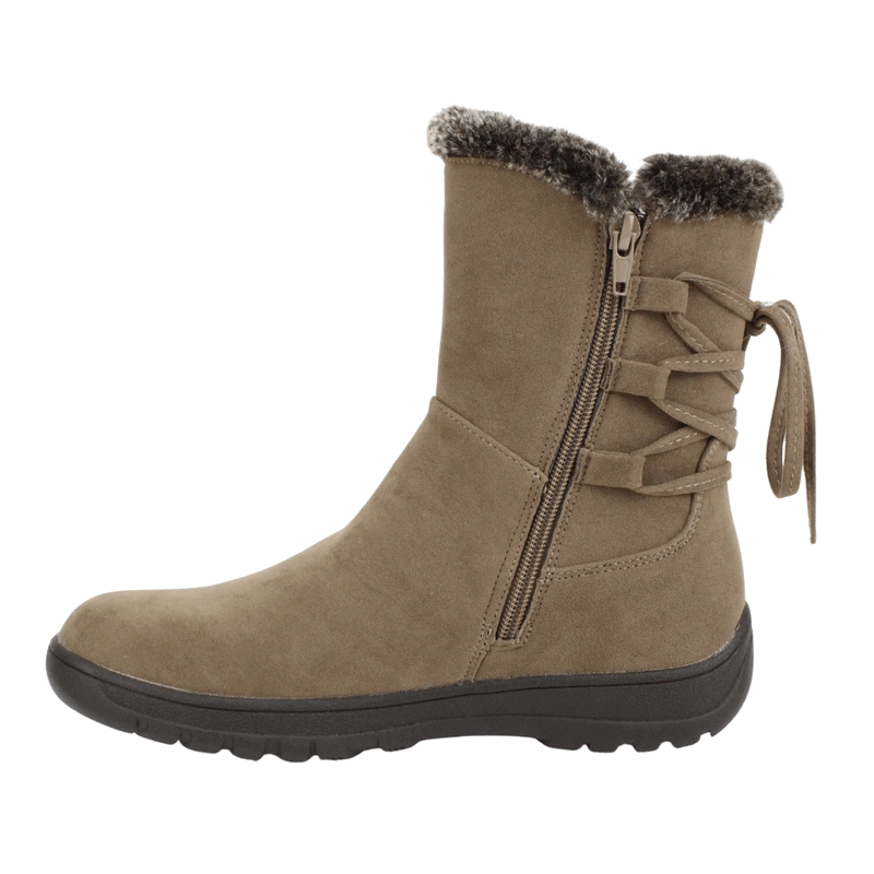 BOTIN NEW WALK CHIPORRO TRENZAS TAUPE - 4