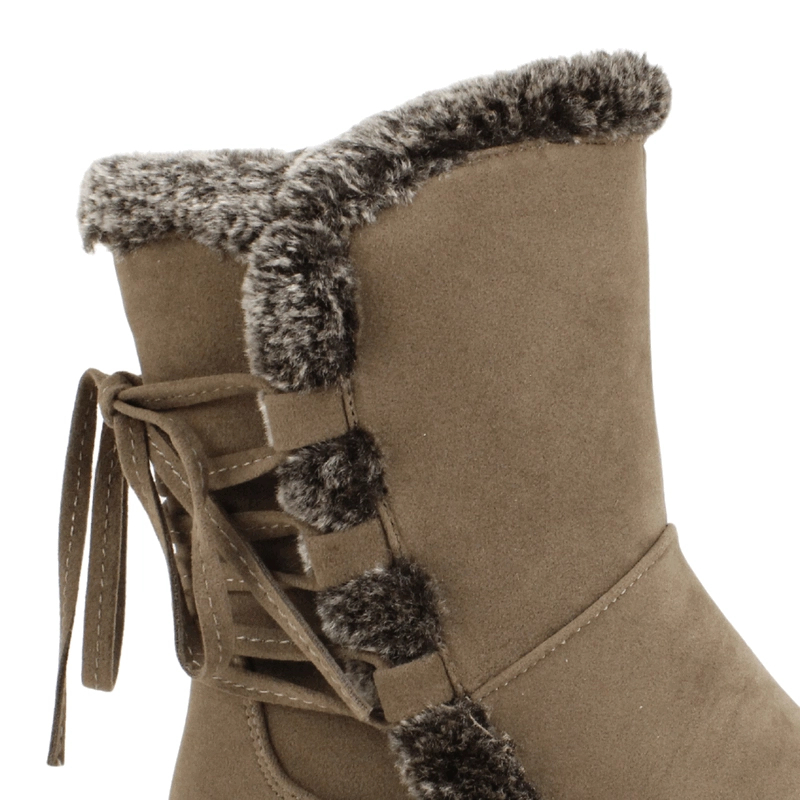 BOTIN NEW WALK CHIPORRO TRENZAS TAUPE - 5