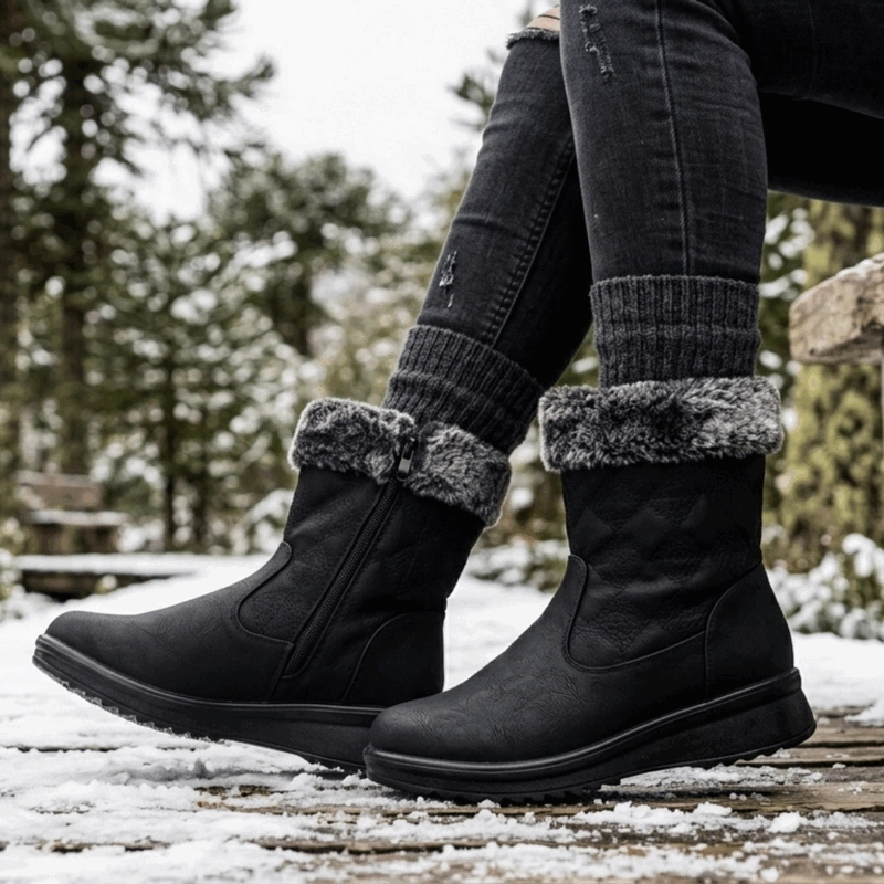 BOTIN NEW WALK CHIPORRO NIEVE NEGRO - 2