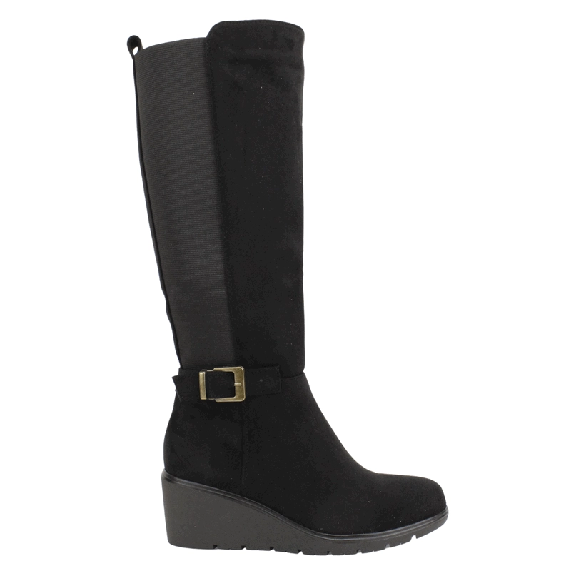BOTA DORETTE CUÑA SUEY NERGRA - 1
