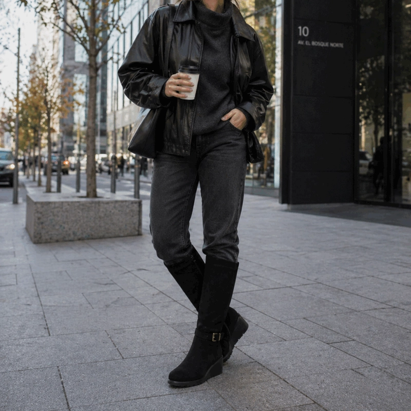 BOTA DORETTE CUÑA SUEY NERGRA - 2