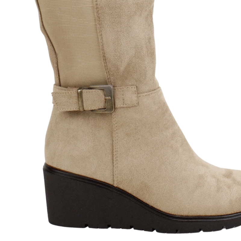 BOTA NEW WALK CUÑA SUEY CREMA - 5