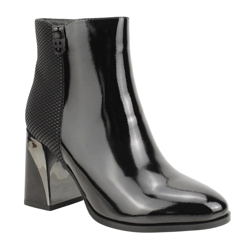 BOTIN AGGRESSIV TEXTURAS NEGRO BRILLANTE - 3