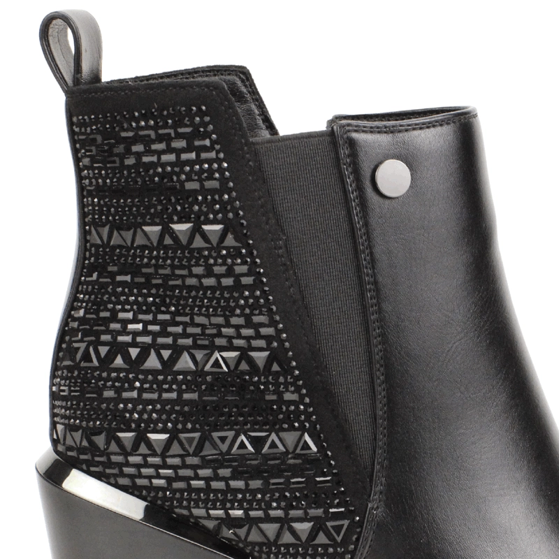 BOTIN AGGRESSIV BRILLANTES NEGRO - 5