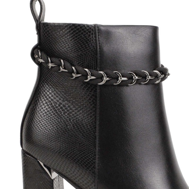 BOTIN AGGRESSIV CADENA FIESTA NEGRO - 5