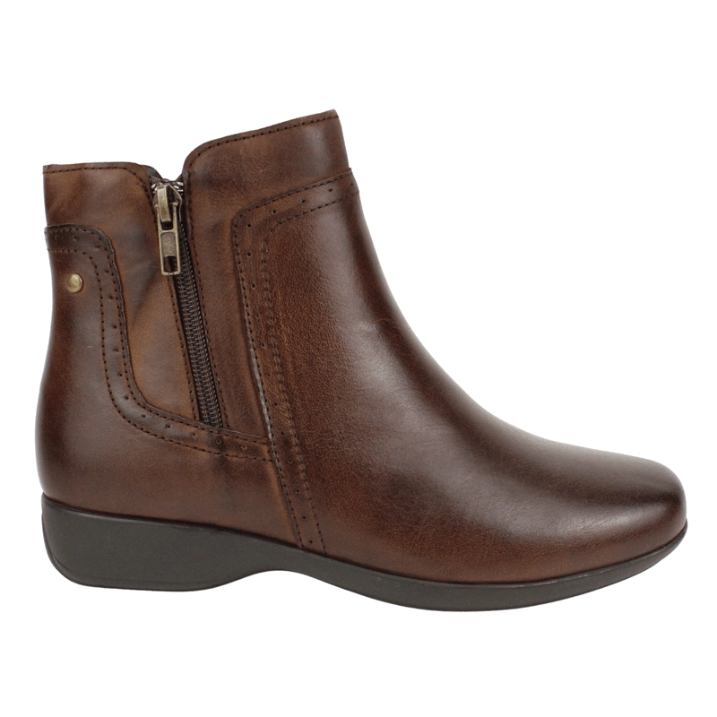 BOTIN PALM CUERO DOTS CAFE - 1