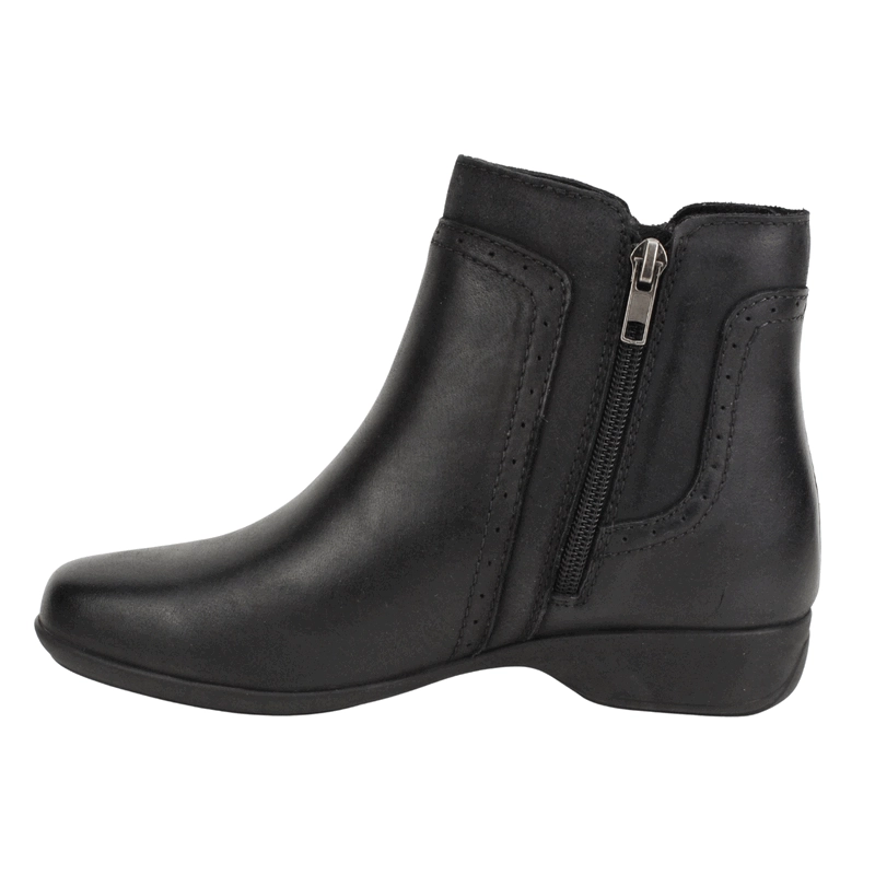 BOTIN PALM CUERO DOTS NEGRA - 4